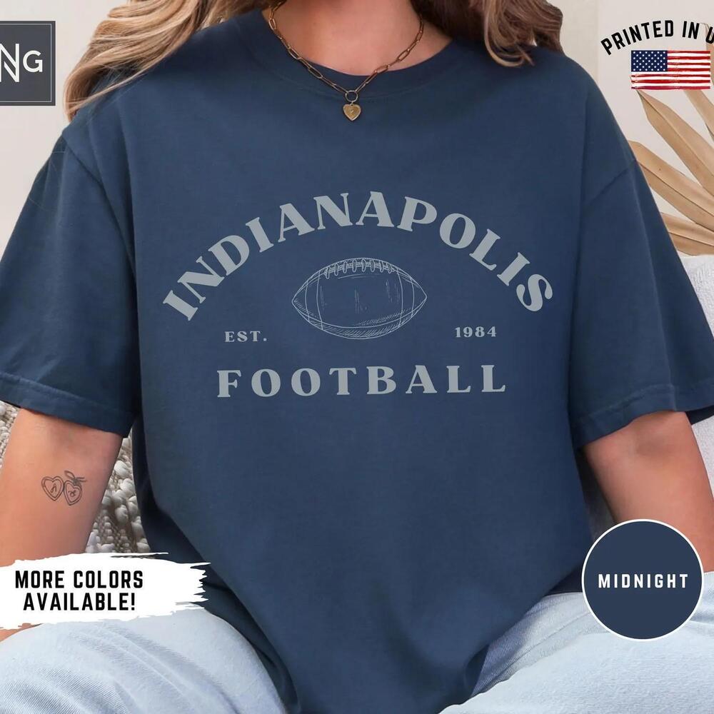 Retro Indianapolis Colt Football Gameday Sports Apparel Fan Gift Tee